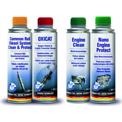 Autoprofi sada na čištění&ochranu motoru a palivové Soustavy Diesel s Kat 4x250 ml – Sleviste.cz