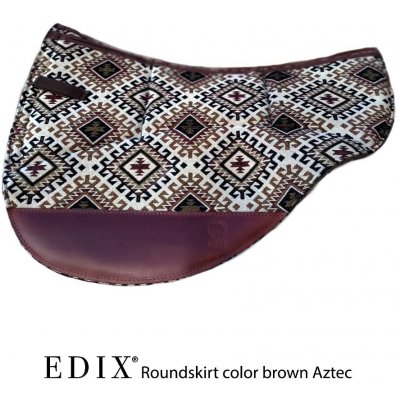 Korekční filcová westernová deka Edix Hnědá – Hledejceny.cz