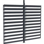 boční lamelová zástěna 4,0 m k bioklimatické pergole LANITPLAST BASIC LG4295 – Sleviste.cz