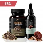 Hrotlife Imunita Starterpack Reishi tinktura 50 ml + Coriolus 90 kapslí – Hledejceny.cz