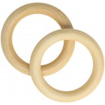 Natana dřevěné kroužku 68 mm 2 kusy – Zboží Mobilmania