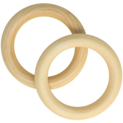 Natana dřevěné kroužku 68 mm 2 kusy – Zboží Mobilmania