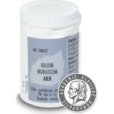 Radim Bakeš Galenická laboratoř Ostrava AKH Natrium muriaticum 60 tablet – Hledejceny.cz