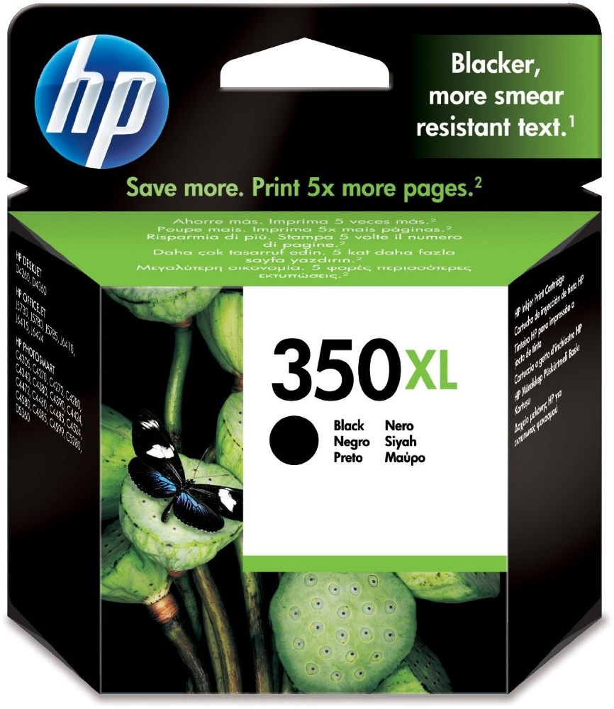 HP 350XL originální inkoustová kazeta černá CB336EE