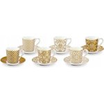 Tescoma myCOFEE Empire bílé porcelánové šálky na espresso s podšálky 6 x 90 ml – Sleviste.cz