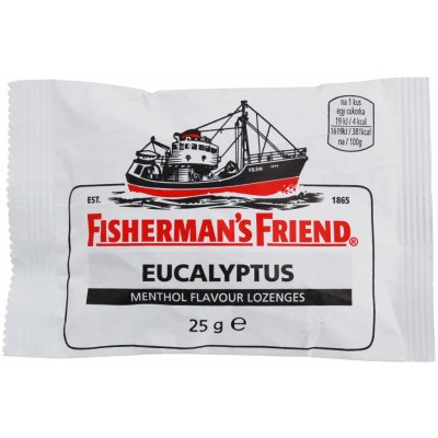 Fishermans Friend bonbóny eucalyp-menthol/bílé 25 g – Hledejceny.cz