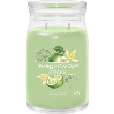 YANKEE CANDLE Vanilla Lime svíčka 567g / 2 knoty (Signature velký) – Zbozi.Blesk.cz