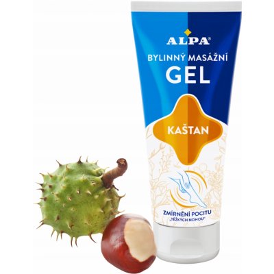 Alpa bylinný masážní gel Kaštan 100 ml – Zboží Dáma