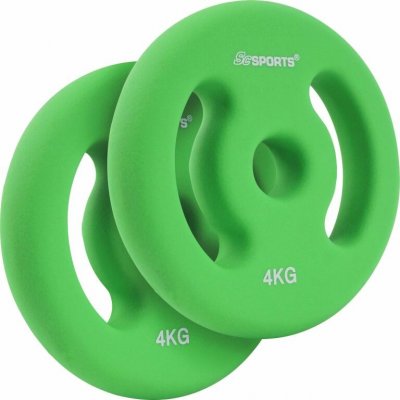 SCSports neoprenové kotouče ocel neopren 2 x 4 kg 30 31 mm – Hledejceny.cz