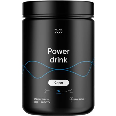 Flow nutrition Power drink - citron, 880g – Zboží Mobilmania