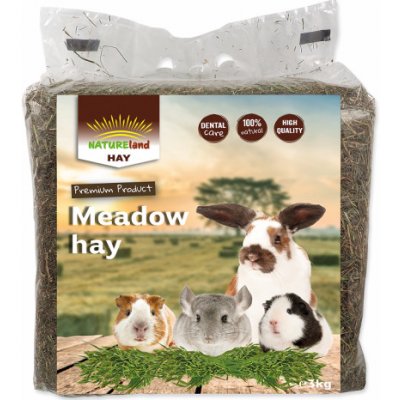 Nature Land Meadow Hay Seno 3 kg – Zbozi.Blesk.cz