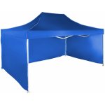 Expodum Nůžkový stan 3x4,5m hlinikovy Modrá 3 boční plachty – Zboží Mobilmania