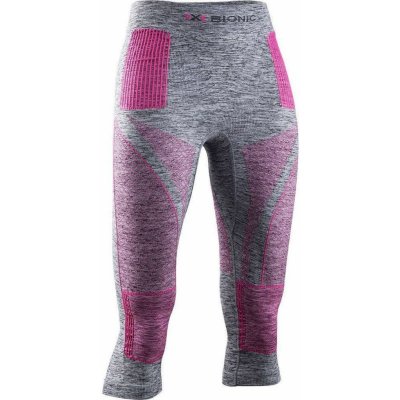 X-Bionic Energy Accumulator 4.0 Melange Pants 3/4 Wmn - grey melange/pink