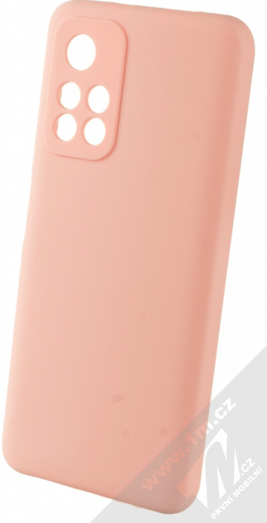 Pouzdro 1Mcz Silicone Xiaomi Redmi Note 11 5G China version, Redmi Note 11S 5G, Redmi Note 11T 5G, Poco M4 Pro 5G lososově růžové