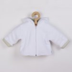 New Baby Luxusní dětský zimní kabátek s kapucí Snowy collection bílá – Zboží Mobilmania