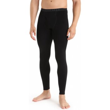 ICEBREAKER Mens 260 Tech Leggings w Fly, Black/Monsoon