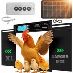 KLIM Technologies Deutschland Automatická dvířka ke kurníku Okkobi 28 x 24 cm velká, solarní, otvíraní do boku z obou stran, časovač a ochrana proti skřípnutí | černá, Barvy a parametry Černá – Hledejceny.cz