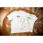 Set TÁTA MÁMA MINI pánské tričko černá na bílé – Zboží Mobilmania