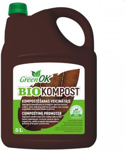 GreenOK Biologický aktivátor kompostu 5 l