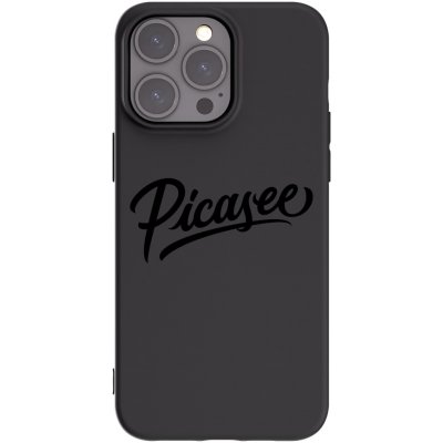 Picasee silikonový černý obal pro Apple iPhone 15 Pro Max - Picasee - old logo - black – Zboží Mobilmania