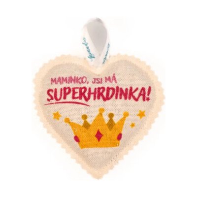 Lavandia vonné srdíčko, máma, moje superhrdinka 1 ks – Hledejceny.cz