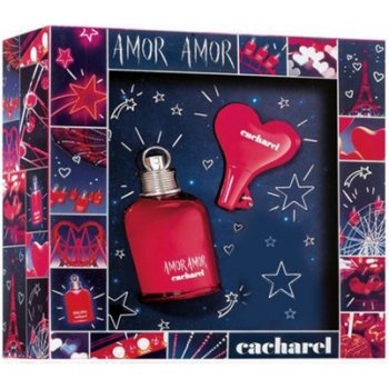 Cacharel Amor Amor EDT 50 ml + plnitelný flakon dárková sada