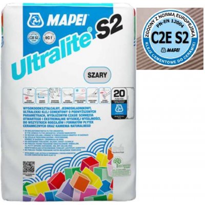 MAPEI Ultralite S2 Lepidlo odlehčené 15 kg šedé – HobbyKompas.cz