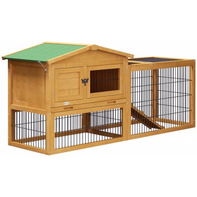 PawHut dřevěná králíkárna Dupina 1500 x 520 x 680 mm – Zboží Dáma PawHut dřevěná králíkárna Dupina 1500 x 520 x 680 mm – Zboží Dáma