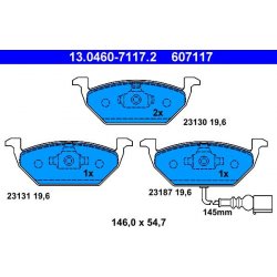 Sada brzdových destiček ATE 13.0460-7117 (AT 607117) -...