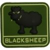 Nášivka 3D nášivka "Black Sheep" - olivová OD, Jackets to go
