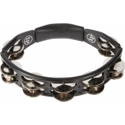 Latin Percussion Cyclops Tambourine Steel Jingles Black Hand Held – Zboží Dáma