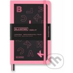 Moleskine A5 týdenní 2026-27 černorůžový – Zboží Živě