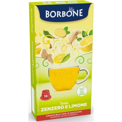 Caffé Borbone Bylinný čaj Zázvor a Citron kapsle do Nespresso 10 ks