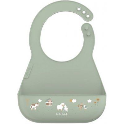 Mepal silikonový bryndáček Mio, Little Dutch - Farma – Sleviste.cz