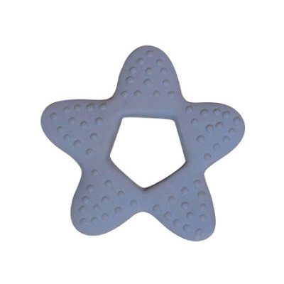 Filibabba kousací kroužek Star z přírodního kaučuku Powder Blue – Hledejceny.cz