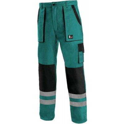 Canis CXS Luxy Bright Pánské pracovní kalhoty zeleno-černé – Zboží Mobilmania