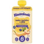 Hamánek kapsička Jablko s banánem borůvkou a jáhly 100 g – Zboží Mobilmania