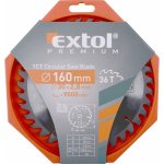 EXTOL PREMIUM pilový kotouč s SK plátky, 160x2,0x30mm, 36T, šířka SK plátků 2,8mm, SK – Hledejceny.cz