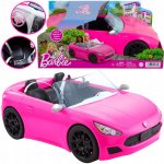 Barbie Kabriolet velké auto růžové auto pro panenky 2-místné HBT92 – Sleviste.cz