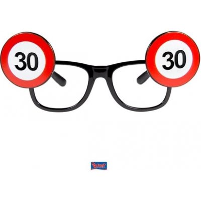 Folat Brýle dopravní značka 30 – Zboží Mobilmania
