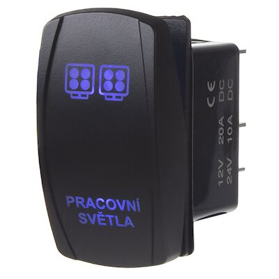 Rocker2 spínač PRACOVNÍ SVĚTLA 12/24V, 47134 – Zbozi.Blesk.cz