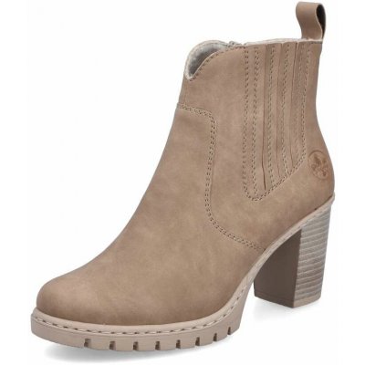 Rieker dámská kotníková obuv Y2571-20 béžová – Zboží Dáma
