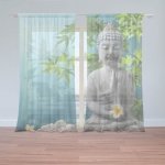 Sablio Záclony Buddha: 2ks 150x250cm – Hledejceny.cz