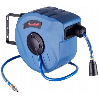 Navíjecí buben s pryžovou hadicí na vzduch, Vnitřní průměr: 8mm, délka: 10m, 8/18bar, 2x rychlospojka – Hledejceny.cz