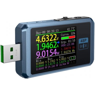 FNIRSI FNB48P BT Tester USB portů s Bluetooth – Zboží Živě