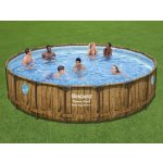 Bestway Power Steel Wood Swim Vista 5,49 x 1,22 m 56977 – Zboží Dáma