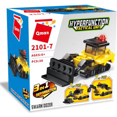 Qman Hyperfunction Tactical Unit 2101-7 Buldozer Swarm 3v1