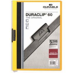 Durable Duraclip 60 A4 Desky s klipem žluté