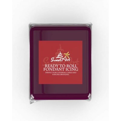 SweetArt potahovací a modelovací hmota vanilková Burgundy 250 g – Hledejceny.cz