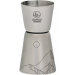 LEOPOLD VIENNA Mountains Jigger Barová odměrka, nerezová, výška: 84 mm, ø: 44 mm – Zboží Dáma